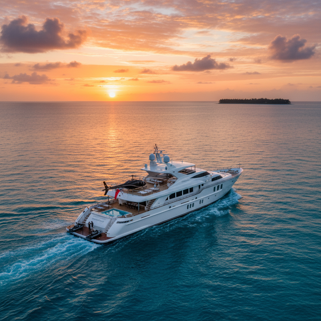 Enjoying exciting water sports like jet skiing during a luxury yacht charter adventure with YATR