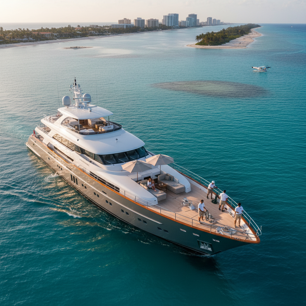 Luxury 62' Azimut yacht charter in Palm Beach, South Florida with captain