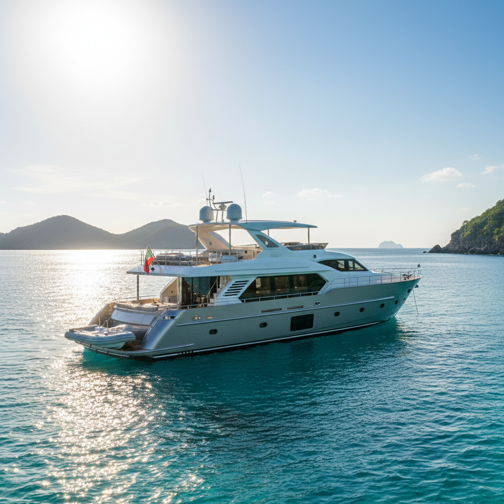 Luxury yacht deck with guests enjoying a day charter experience