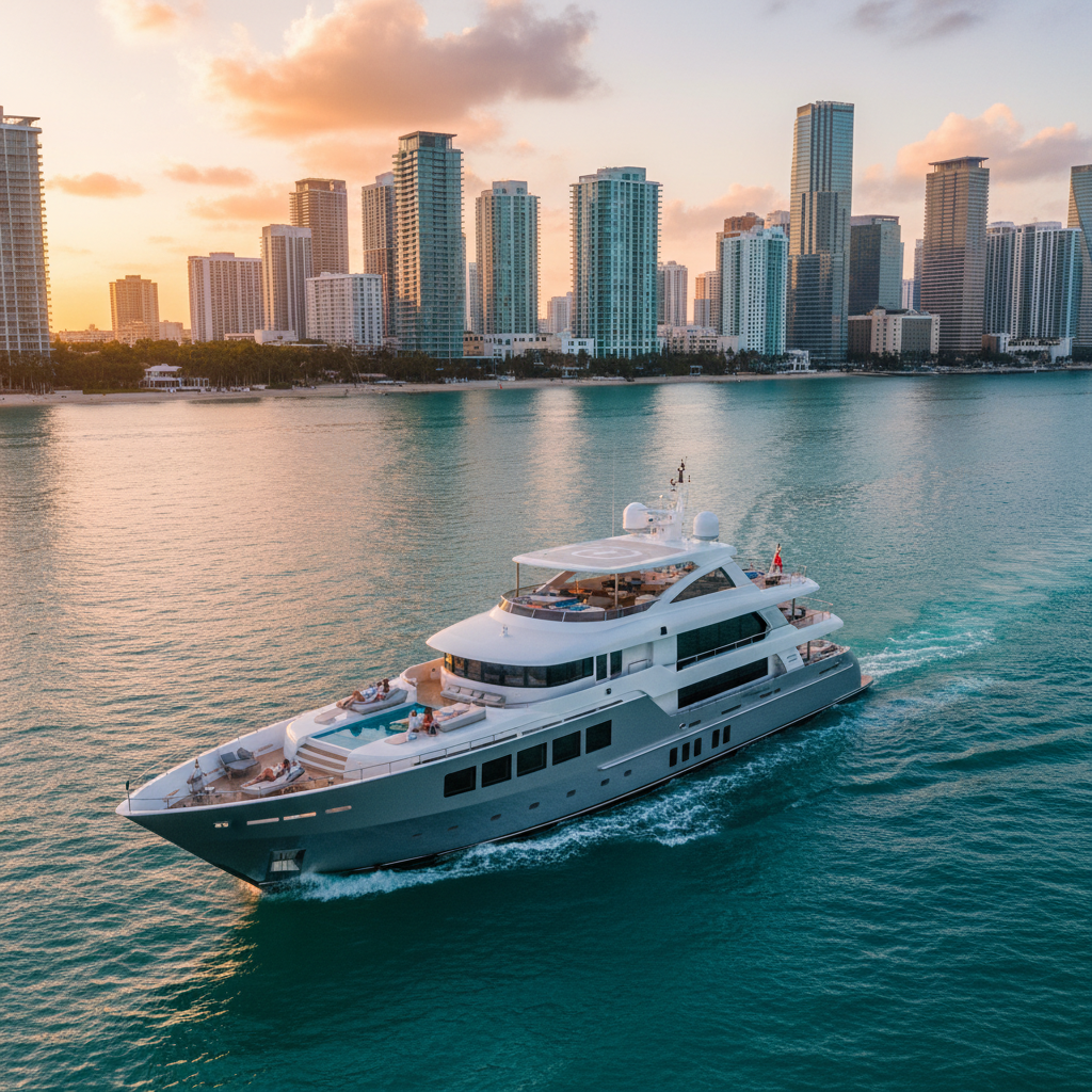Selecting the right Miami yacht size for an unforgettable ocean adventure charter experience.