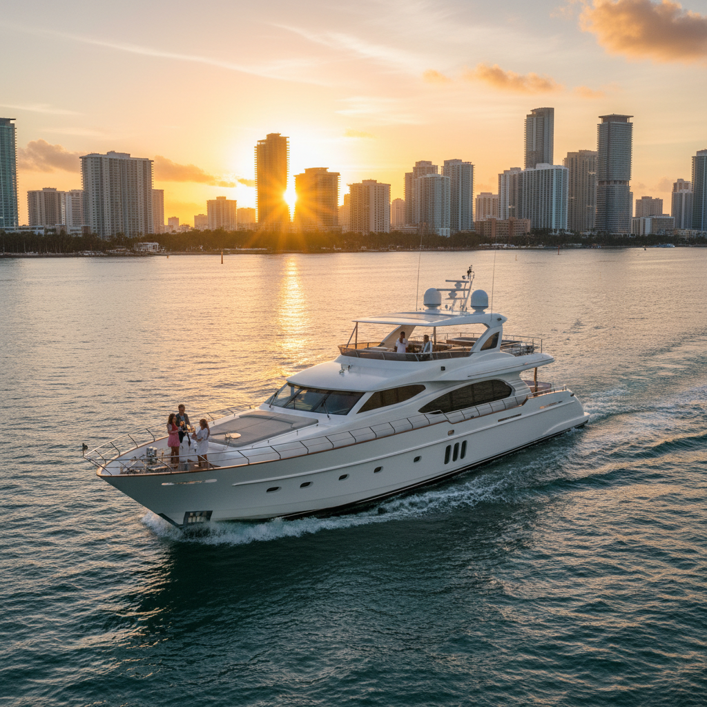 Luxury yacht charter Miami providing affordable winter getaways for explorers.