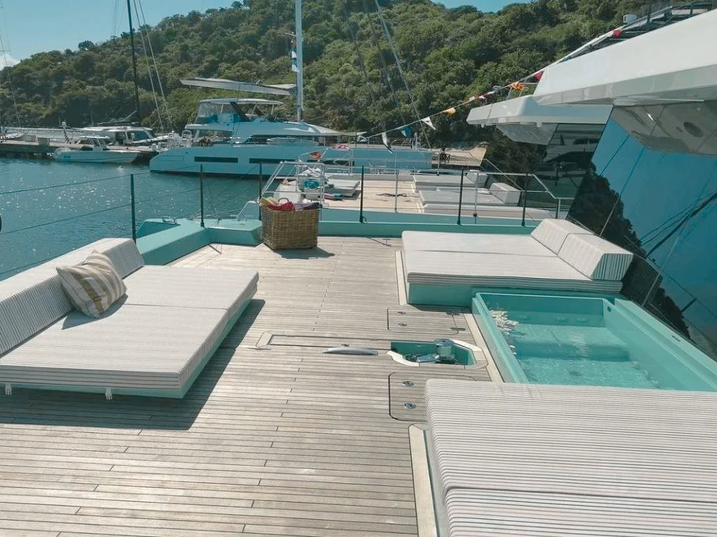 70 Sunreef II yacht with jacuzzi on deck