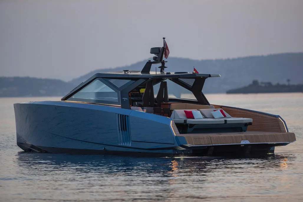 Newly launched 58 Wally yacht ready for charter in La Spezia, Italy