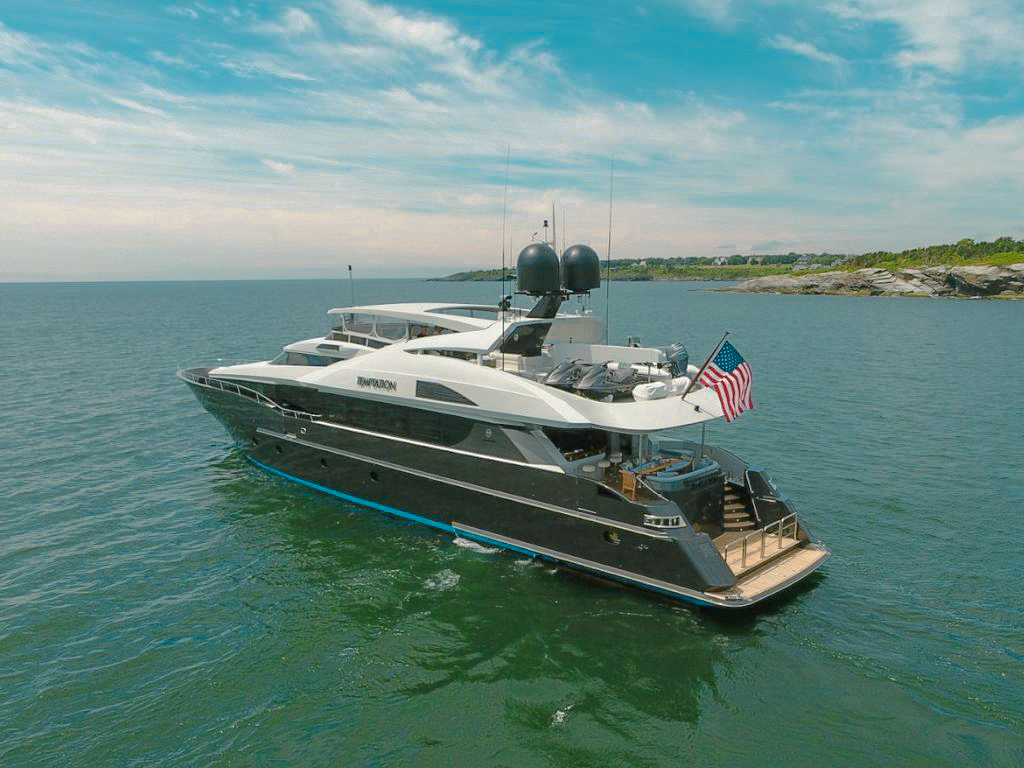 Exterior view of 123 Palmer Johnson yacht