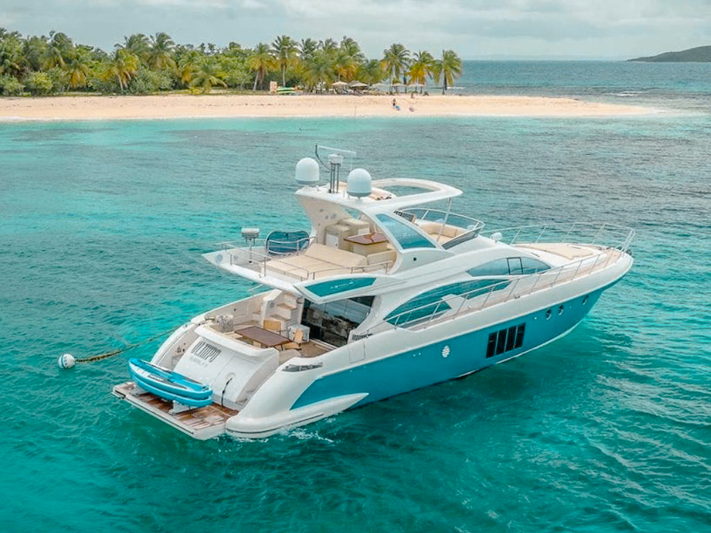 64 Azimut II Italian motor yacht available for charter in Miami