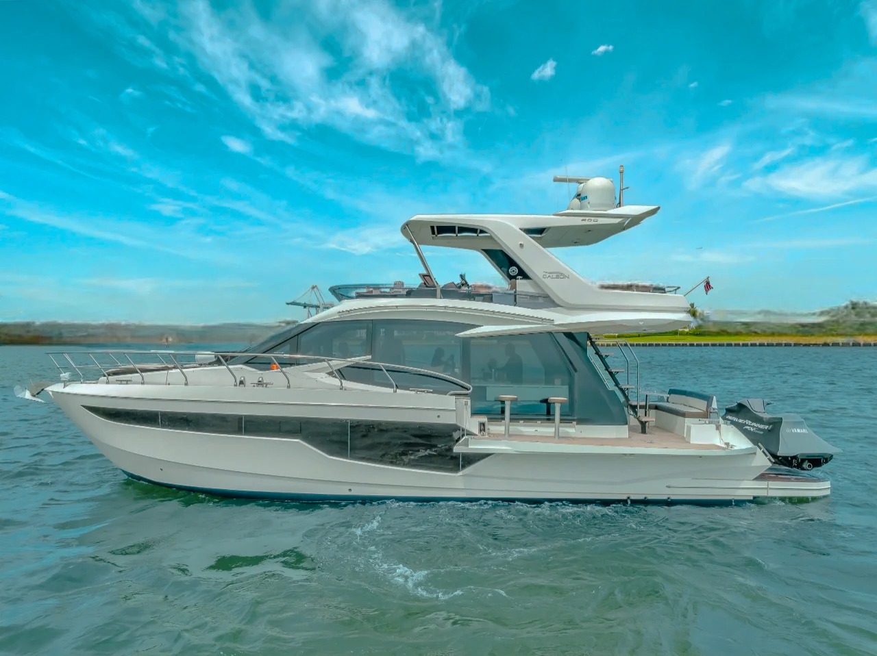 55 Galeon II motor yacht for private charter in Miami