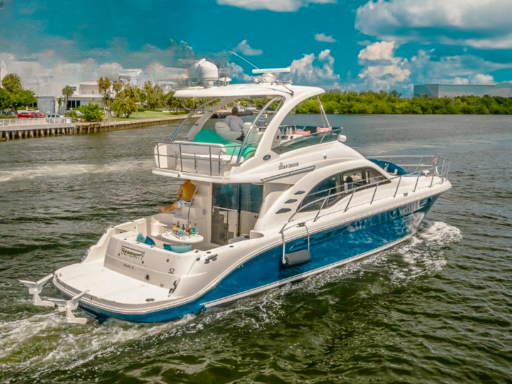 52 Sea Ray motor yacht available for private charter in Miami