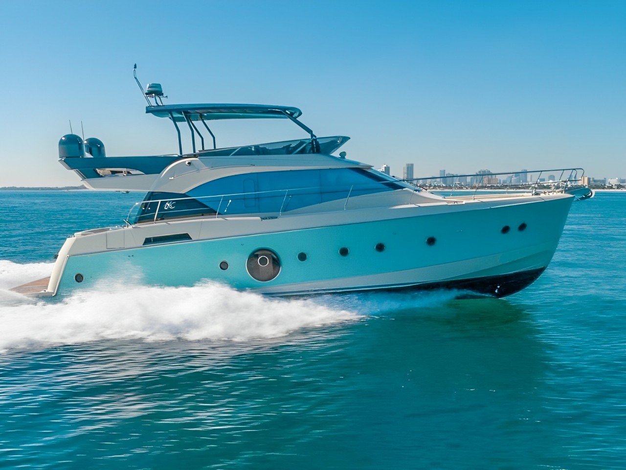 62 Beneteau yacht cruising in Miami