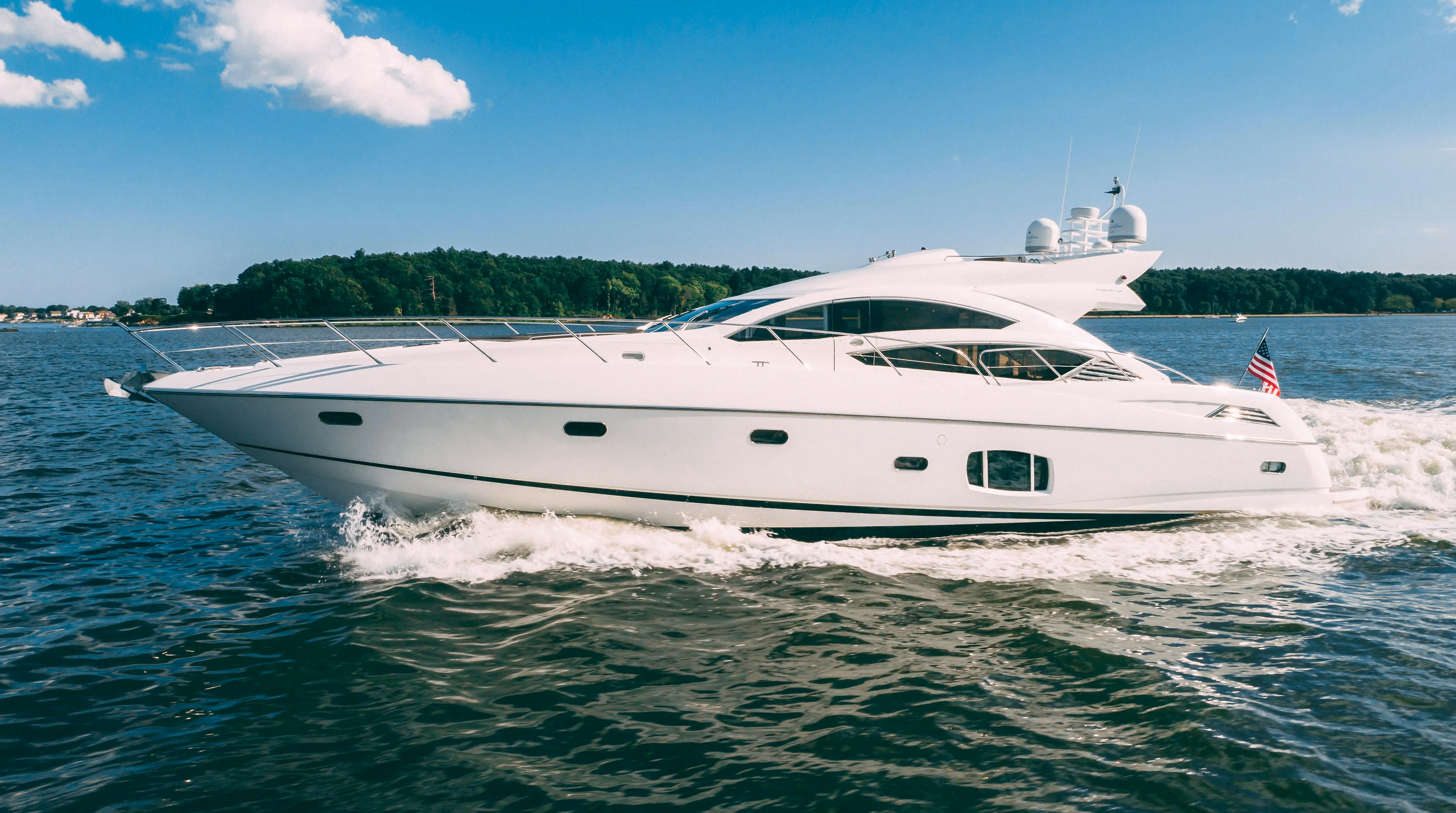 Luxury yacht charter in South Florida with jetskis and fun water toys for an unforgettable experience.