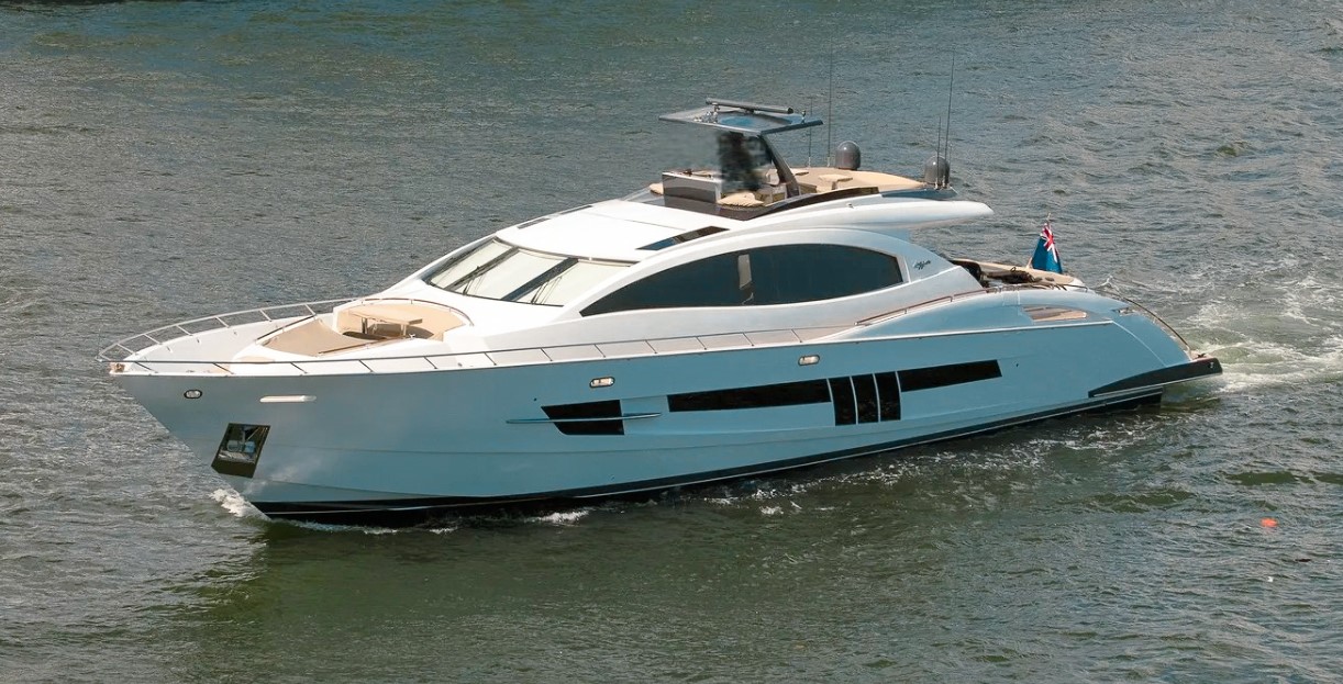 92 Lazarra sport motor yacht for private charter in The Bahamas