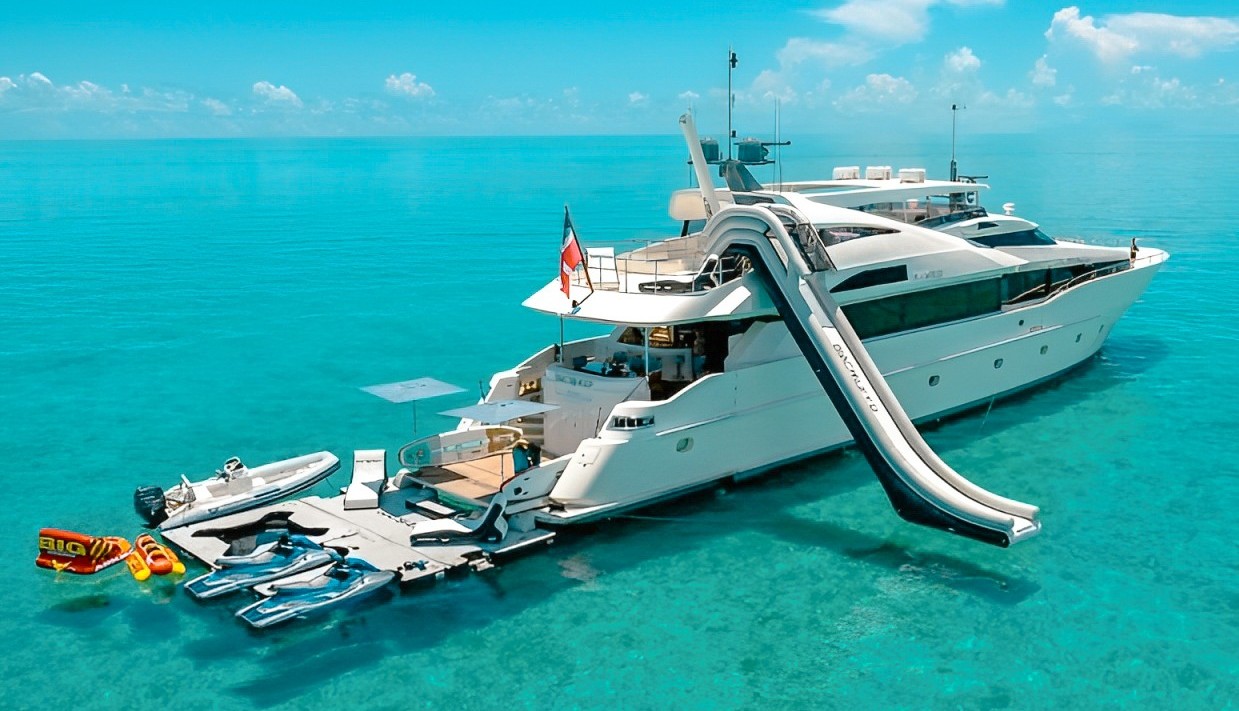 123 Palmer Johnson II motor yacht available for charter in The Bahamas