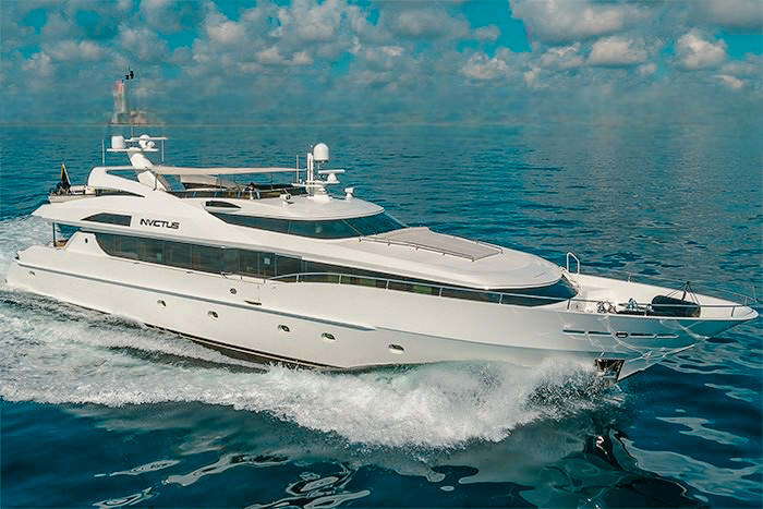 123 Palmer Johnson III motor yacht for private charter in The Bahamas