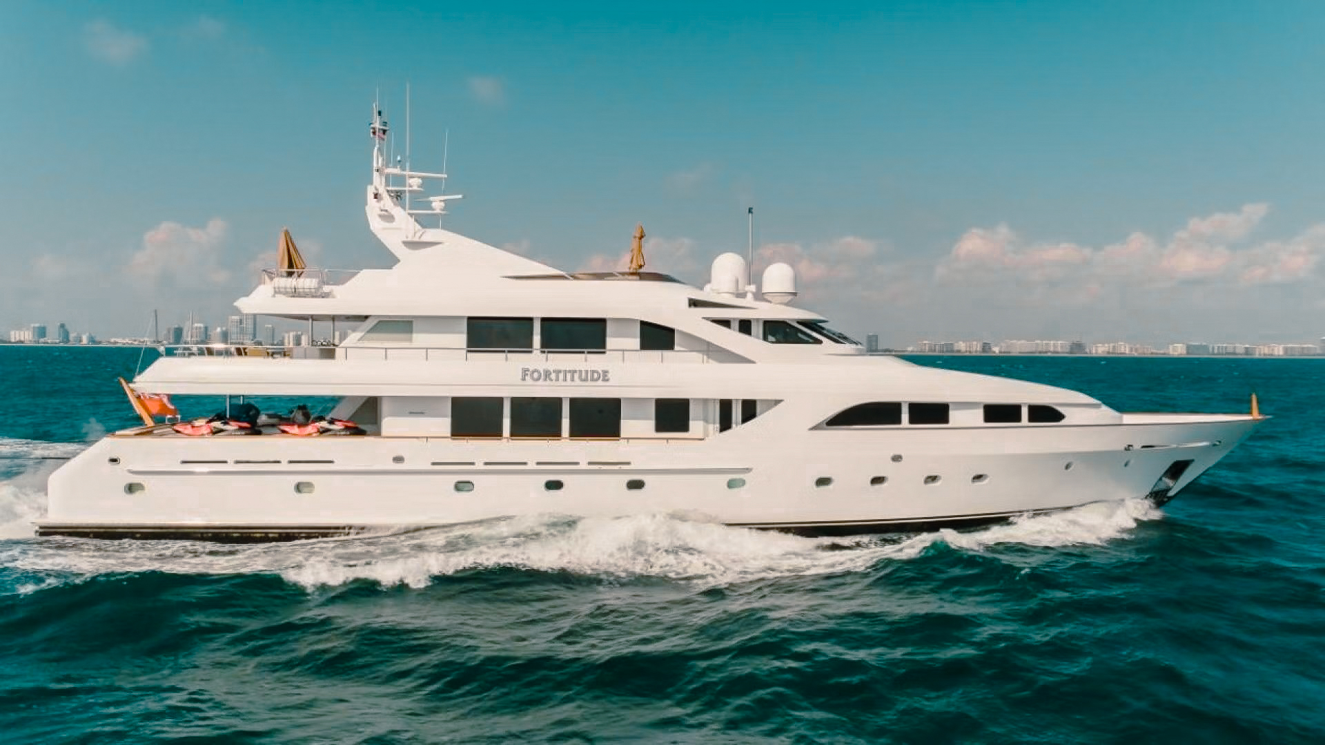 136 Intermarine Savannah megayacht for private charter in The Bahamas