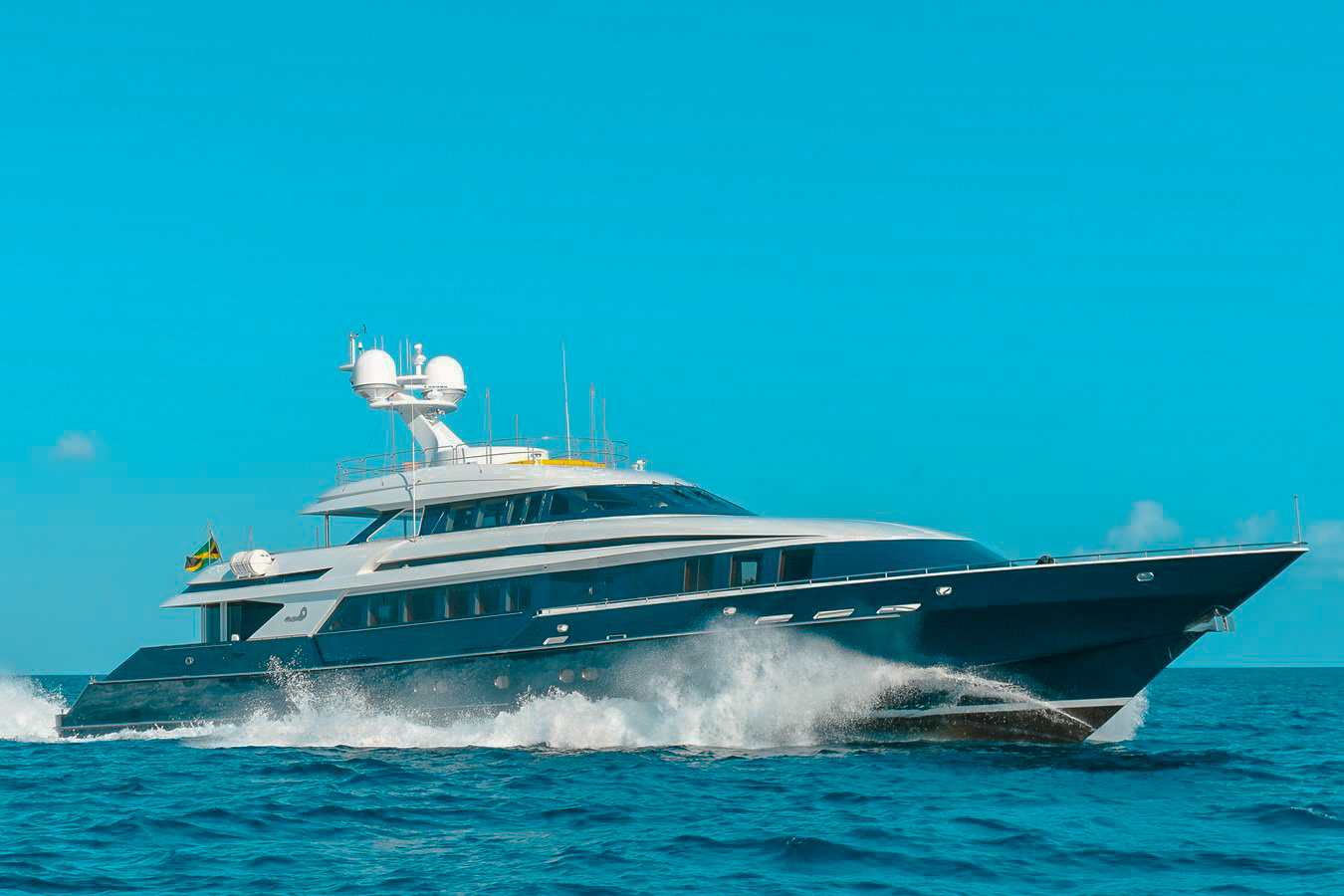 143 Heesen superyacht with 25-knot cruising speed for Bahamas charters