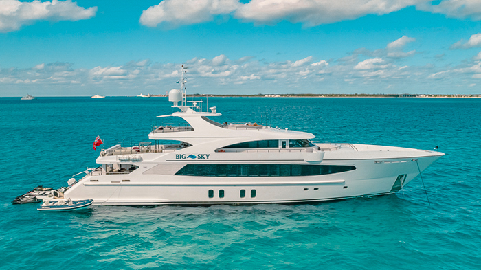 157 Oceanfast superyacht available for charter in The Bahamas