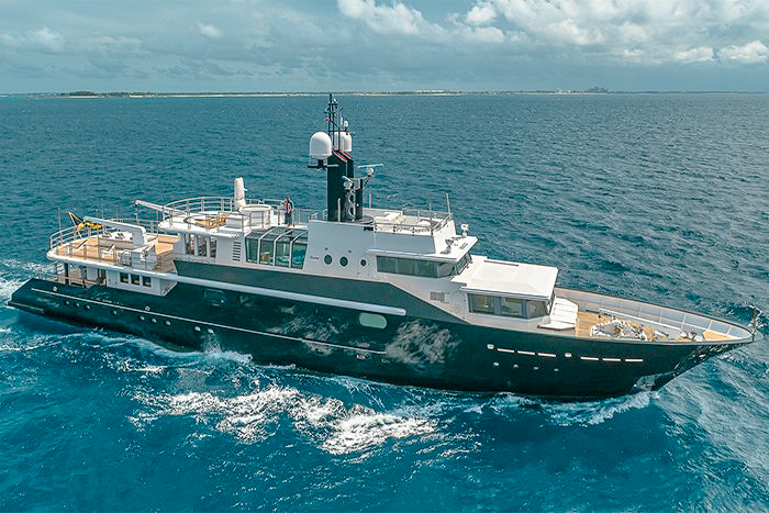 162 Feadship classic megayacht for private charter in The Bahamas