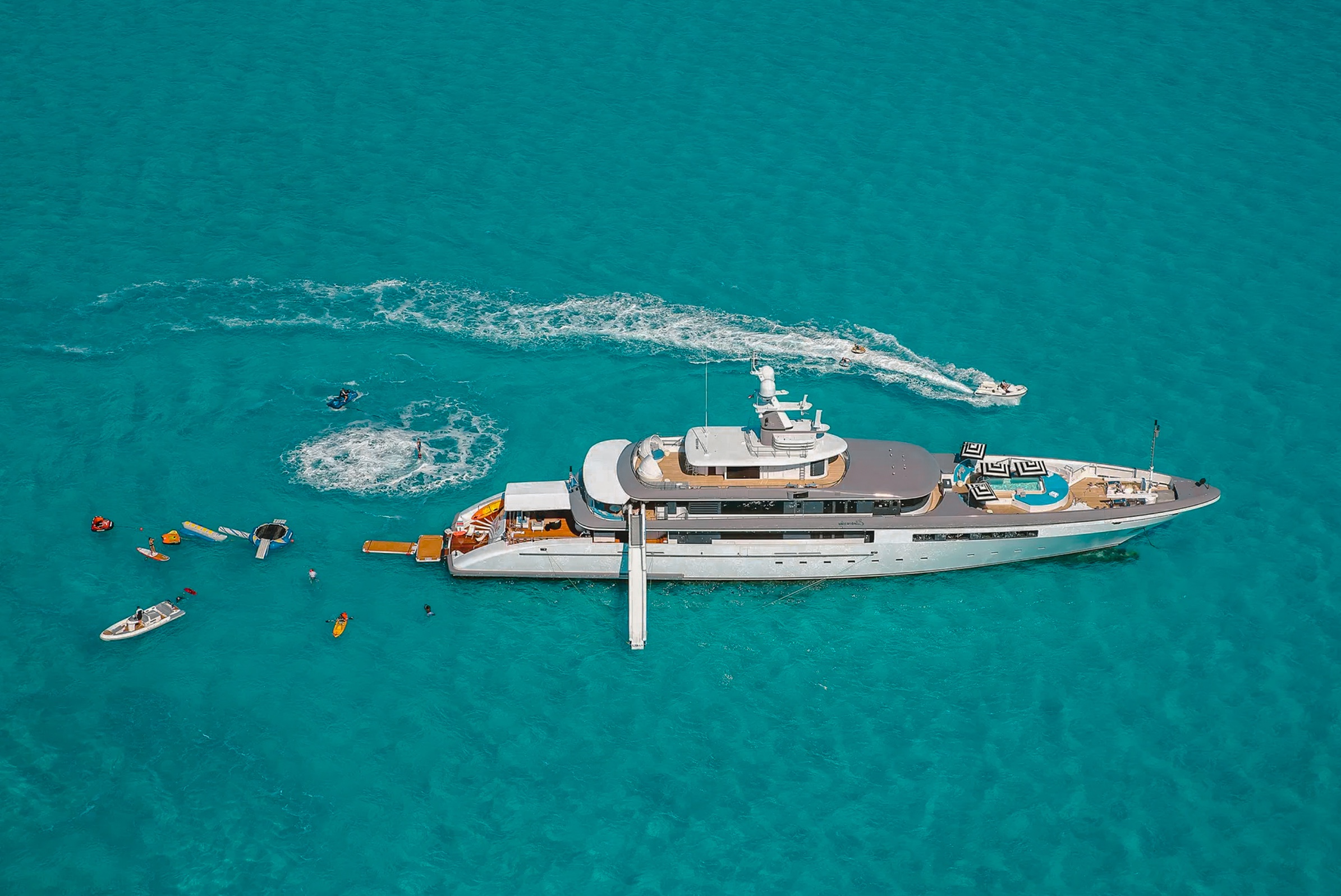 213 Codecasa yacht docked in The Bahamas
