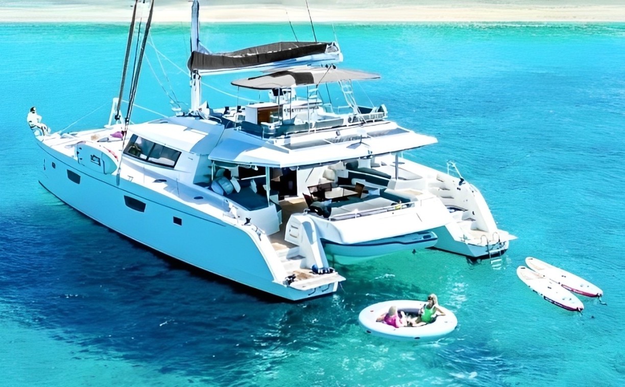 70 Fountaine Pajot sailing catamaran for private Caribbean charter