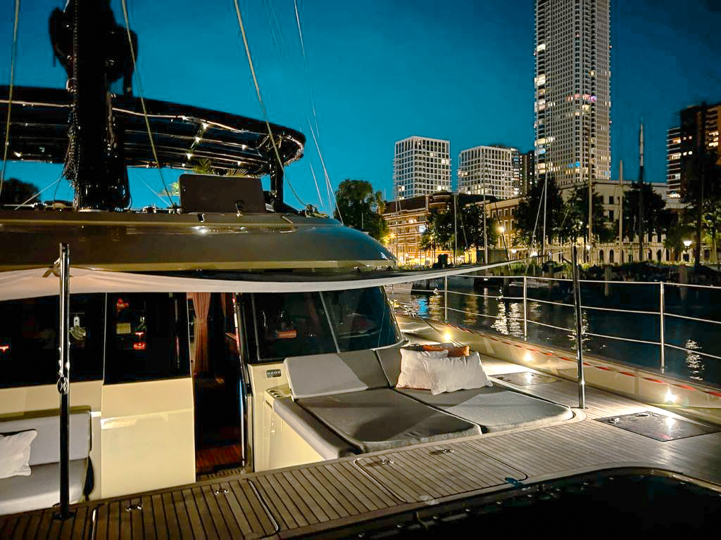 View of Caribbean from 63 Sunreef I yacht