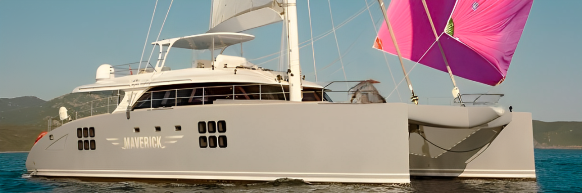 Open deck space with comfortable seating on 74 Sunreef II yacht