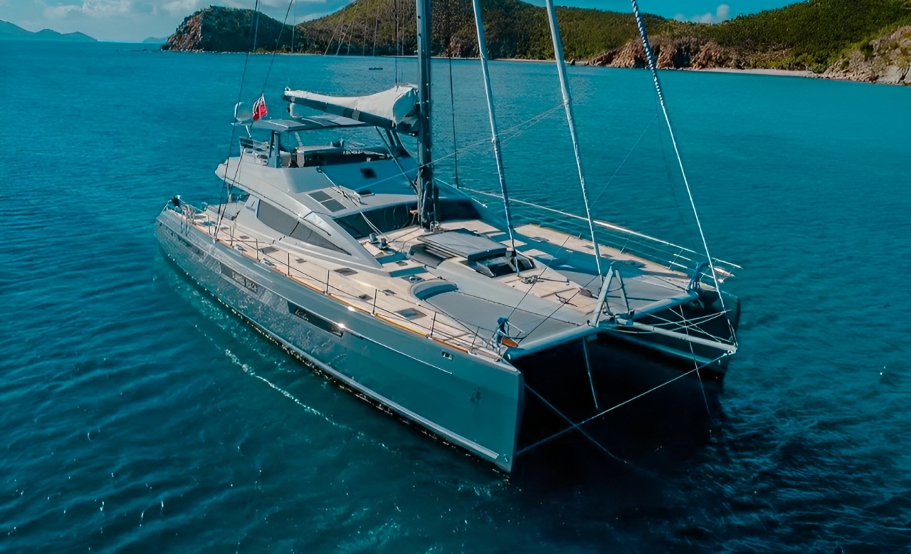 78 Privilege sailing catamaran available for multi-day charter in the Caribbean