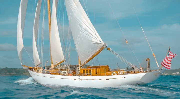 115 Brooks Marine classic yacht for private Caribbean multi-day charter
