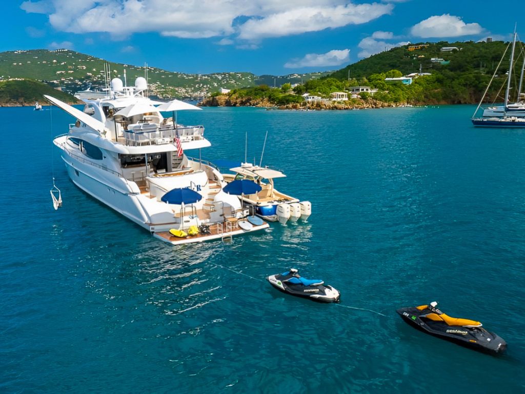 Exterior profile of the 116 Lazzara yacht from the side