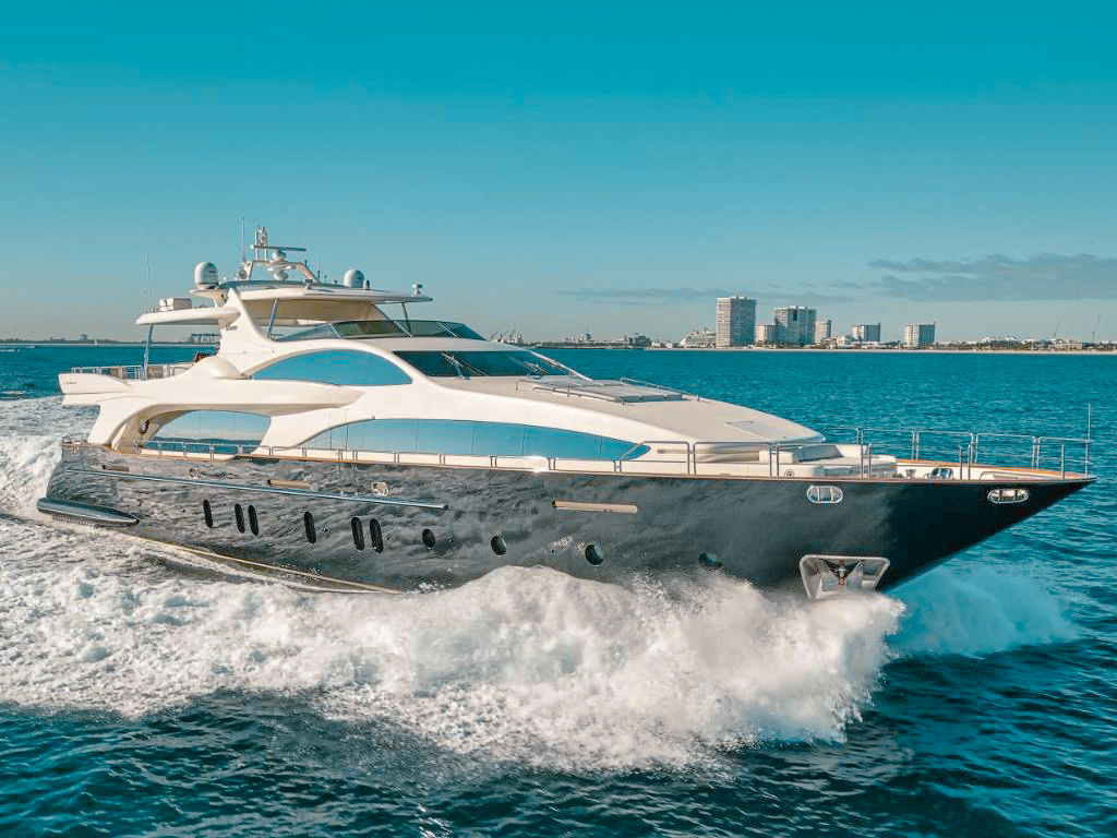 116 Azimut I luxury superyacht available for a crewed Caribbean charter with jet ski