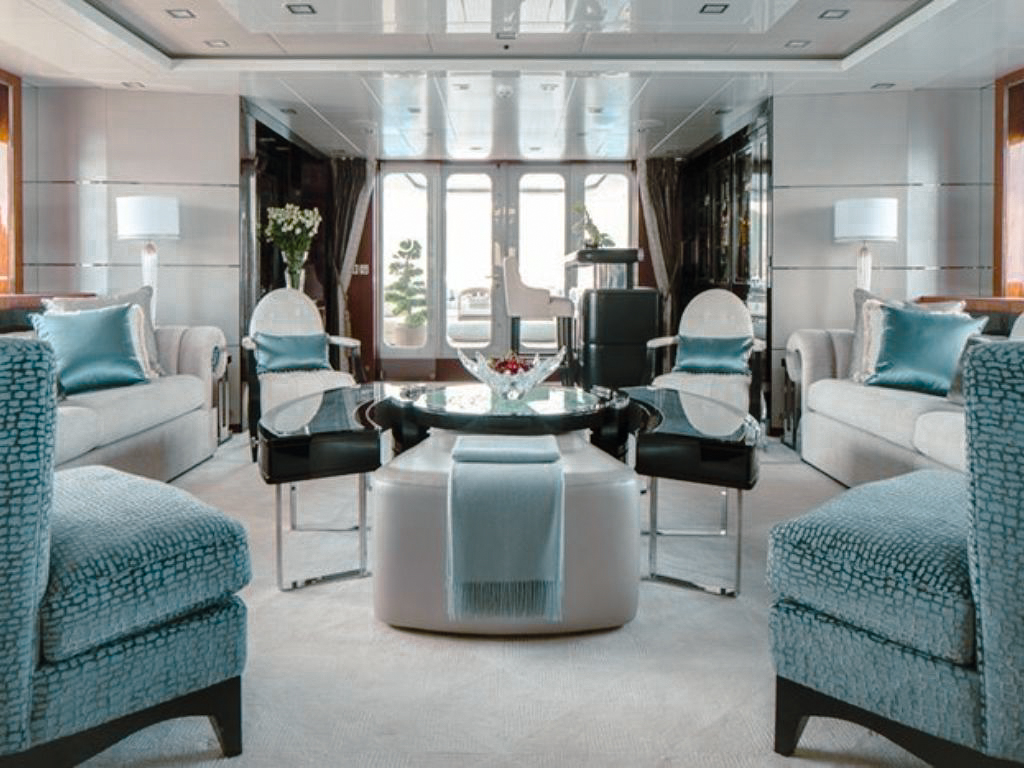 182 Turquoise yacht swimming platform and water slide