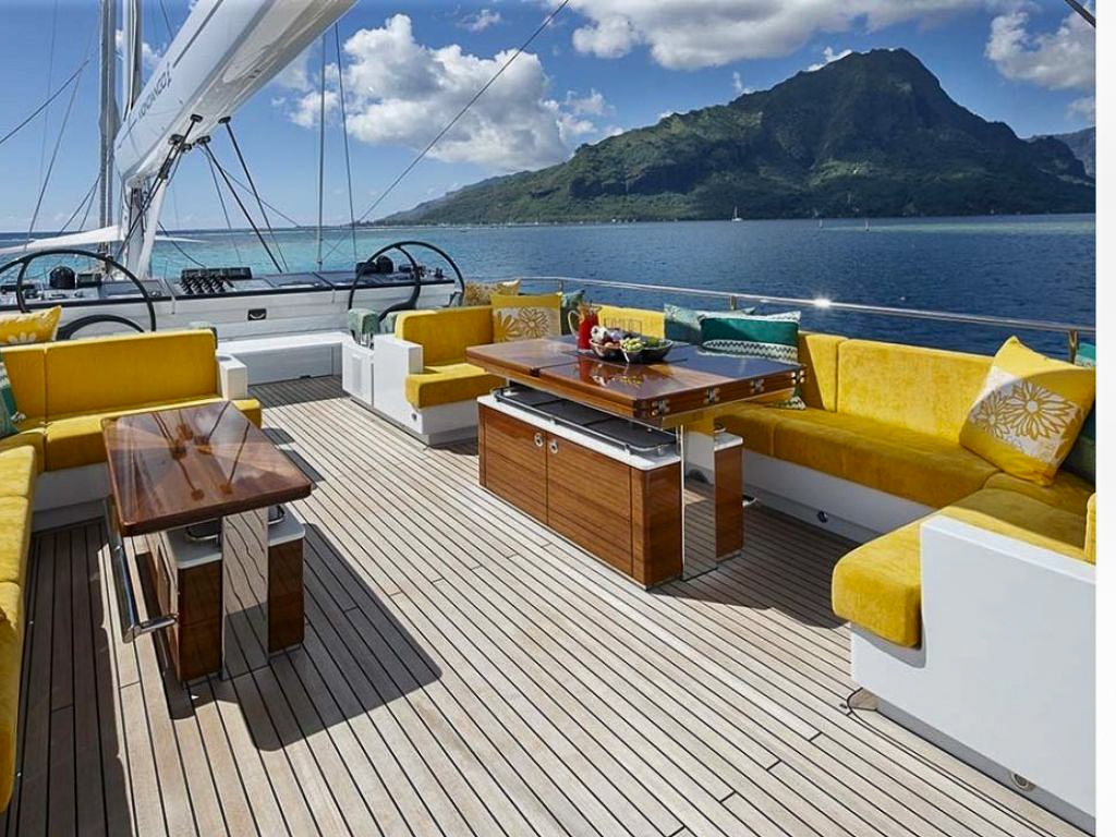 185 Alloy yacht exterior deck space