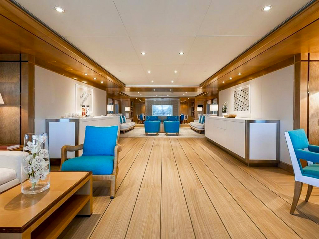 Stern view of the 196 CRN yacht at sunset