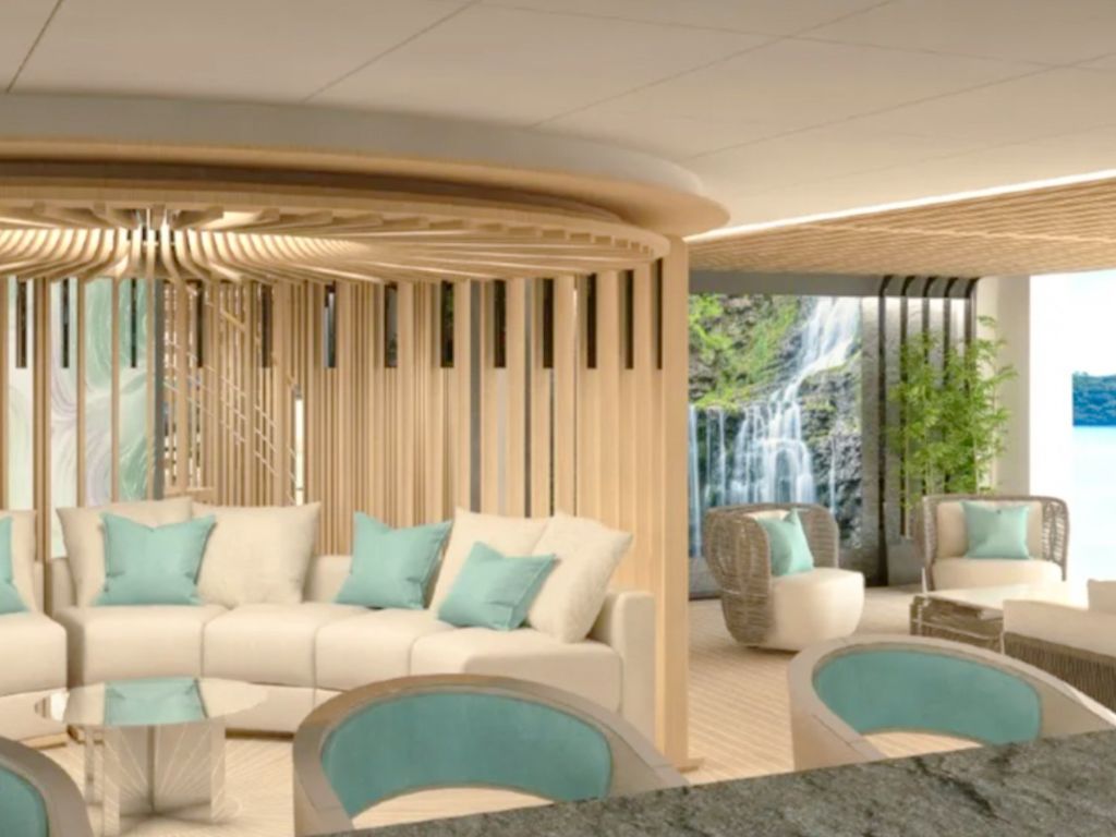Master cabin of 288 Golden luxury yacht