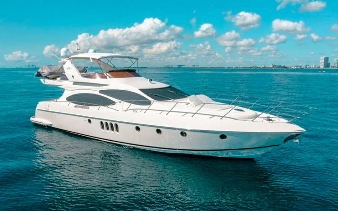 Exciting 68ft Azimut yacht ready for private charters in Miami waters