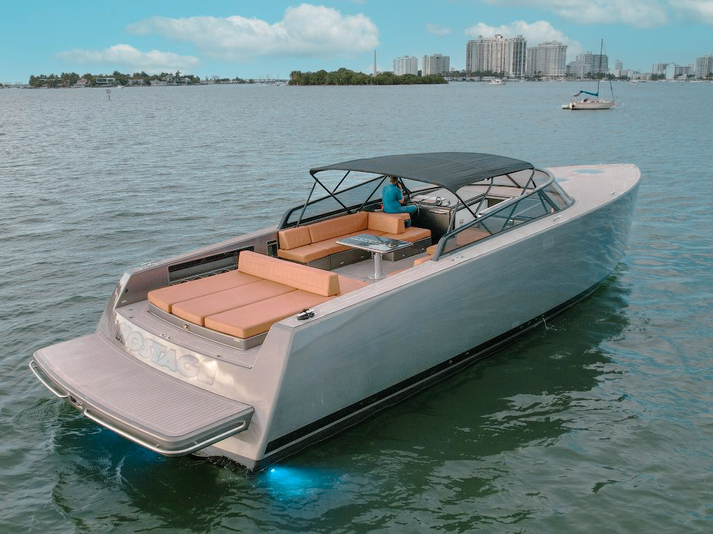 55 Vandutch I parked with Miami city skyline in background