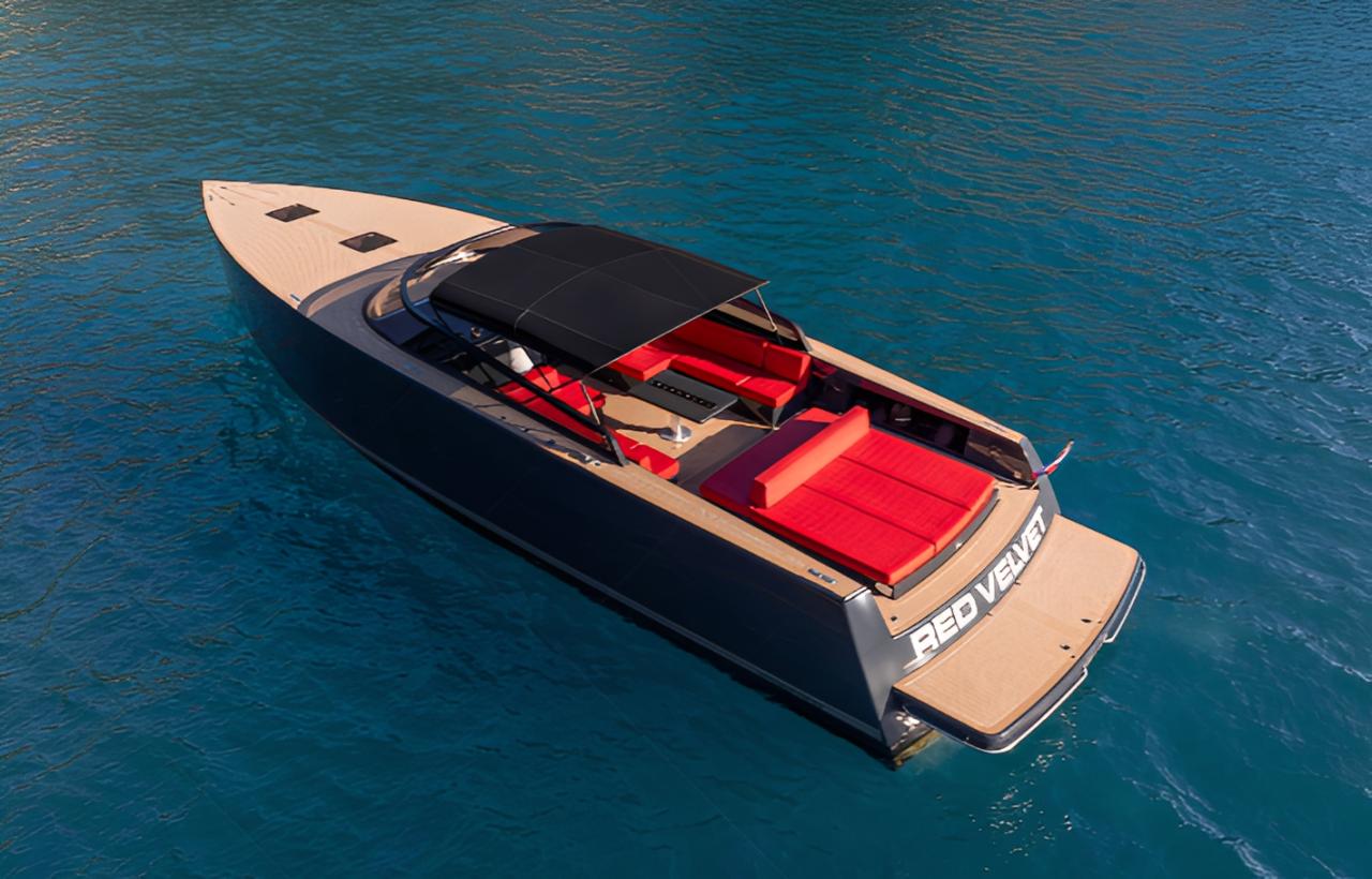 Brand new 55 VanDutch yacht available for charter in Italy, perfect for luxurious coastal cruising.