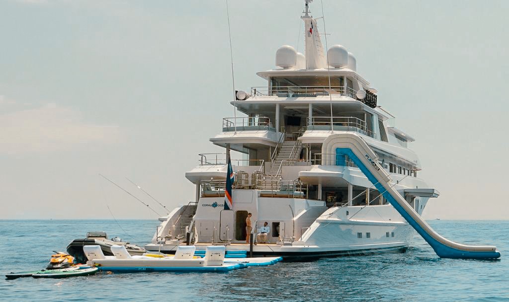 238 Lurssen megayacht available for multi-day charter in The Bahamas