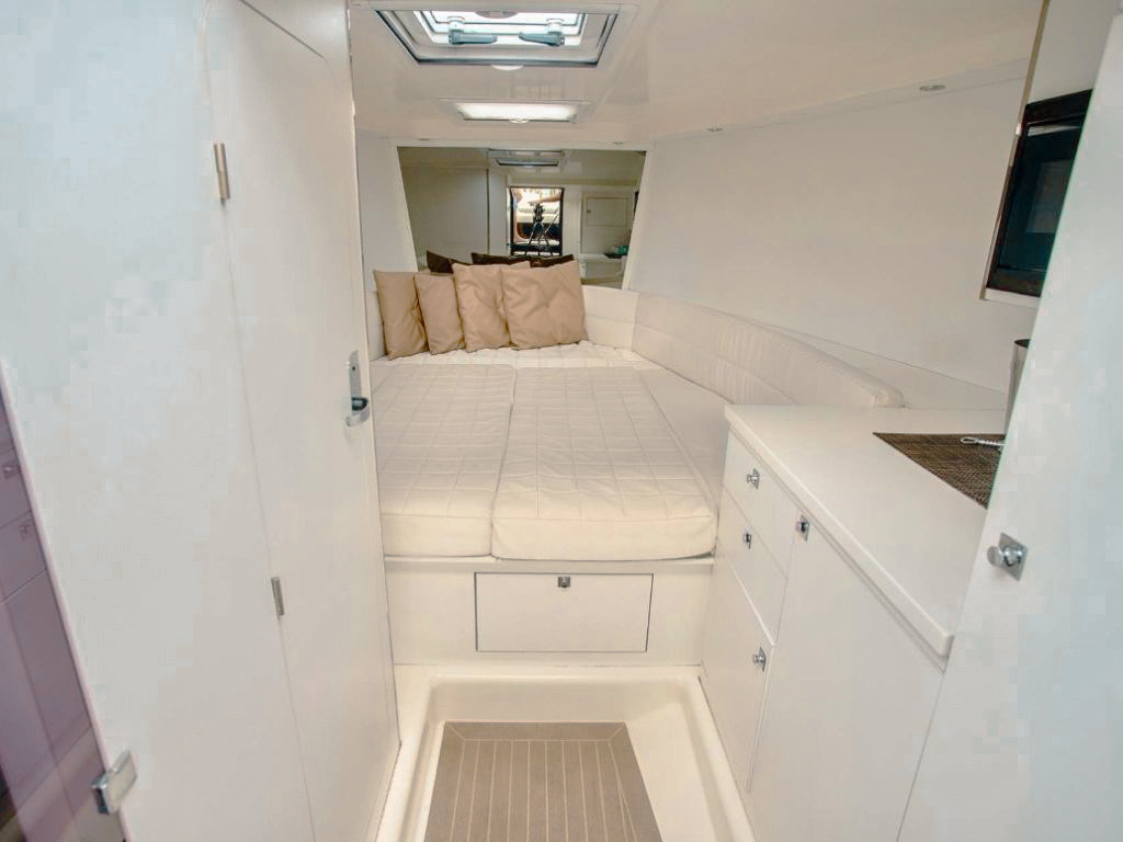 Interior view of 40 VanDutch cabin