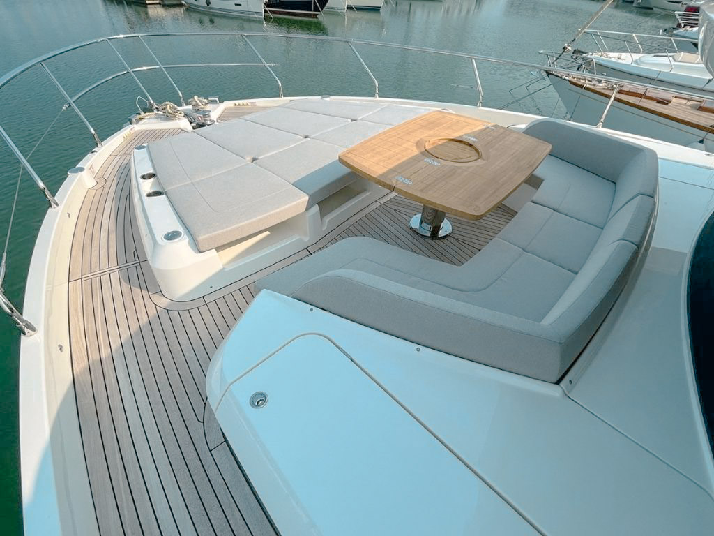 Absolute 67 Spa yacht interior salon area