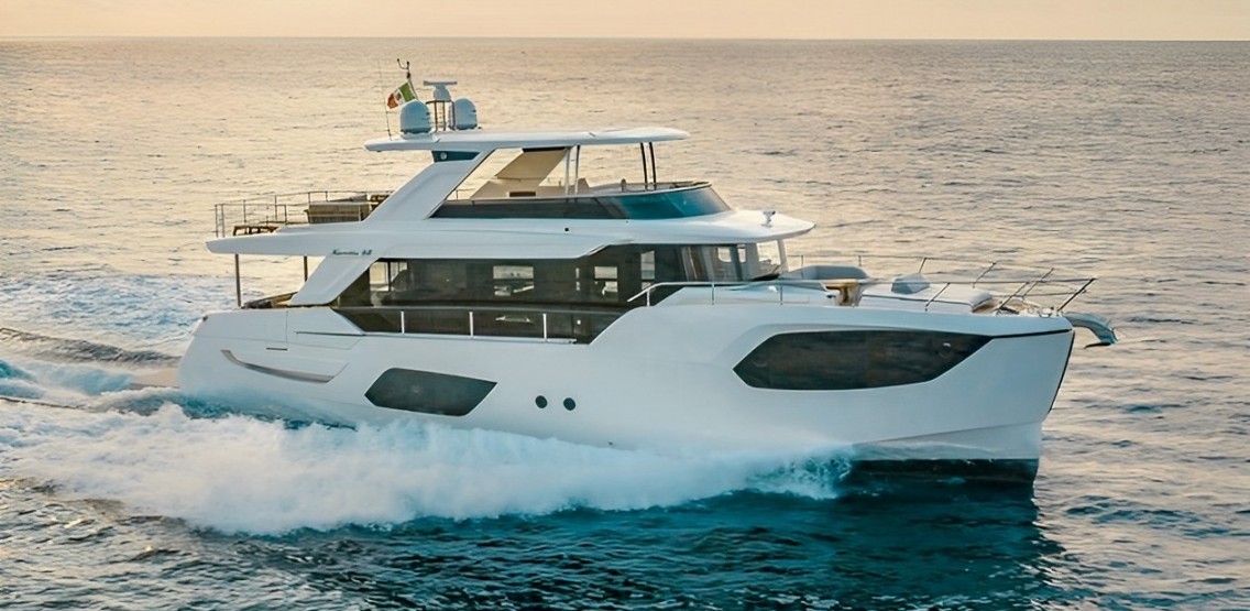 67 Absolute Spa motor yacht for private charter in The Bahamas