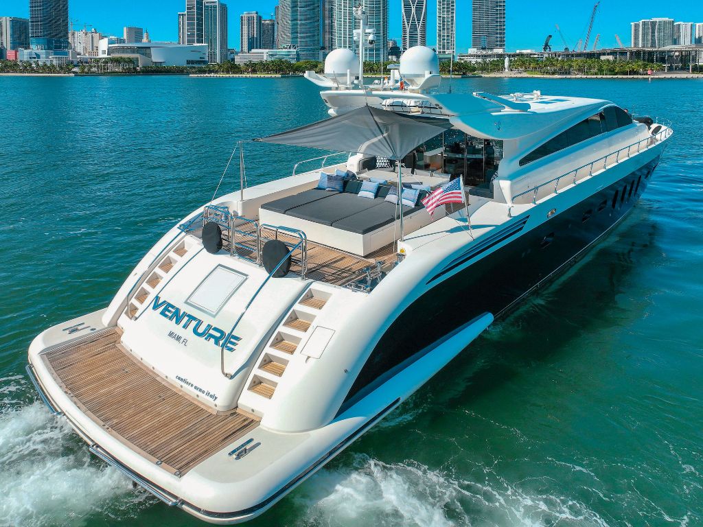 100 Leopard yacht exterior deck with seating