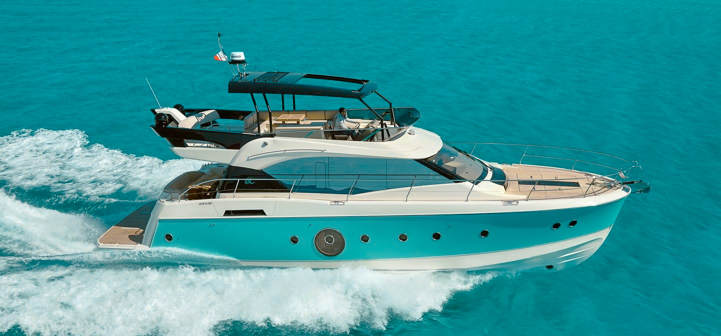Luxury 62ft Beneteau yacht ready for charter cruising Miami waters with guests.