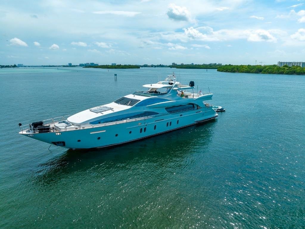 116 Azimut Yacht stern deck with water sports equipment